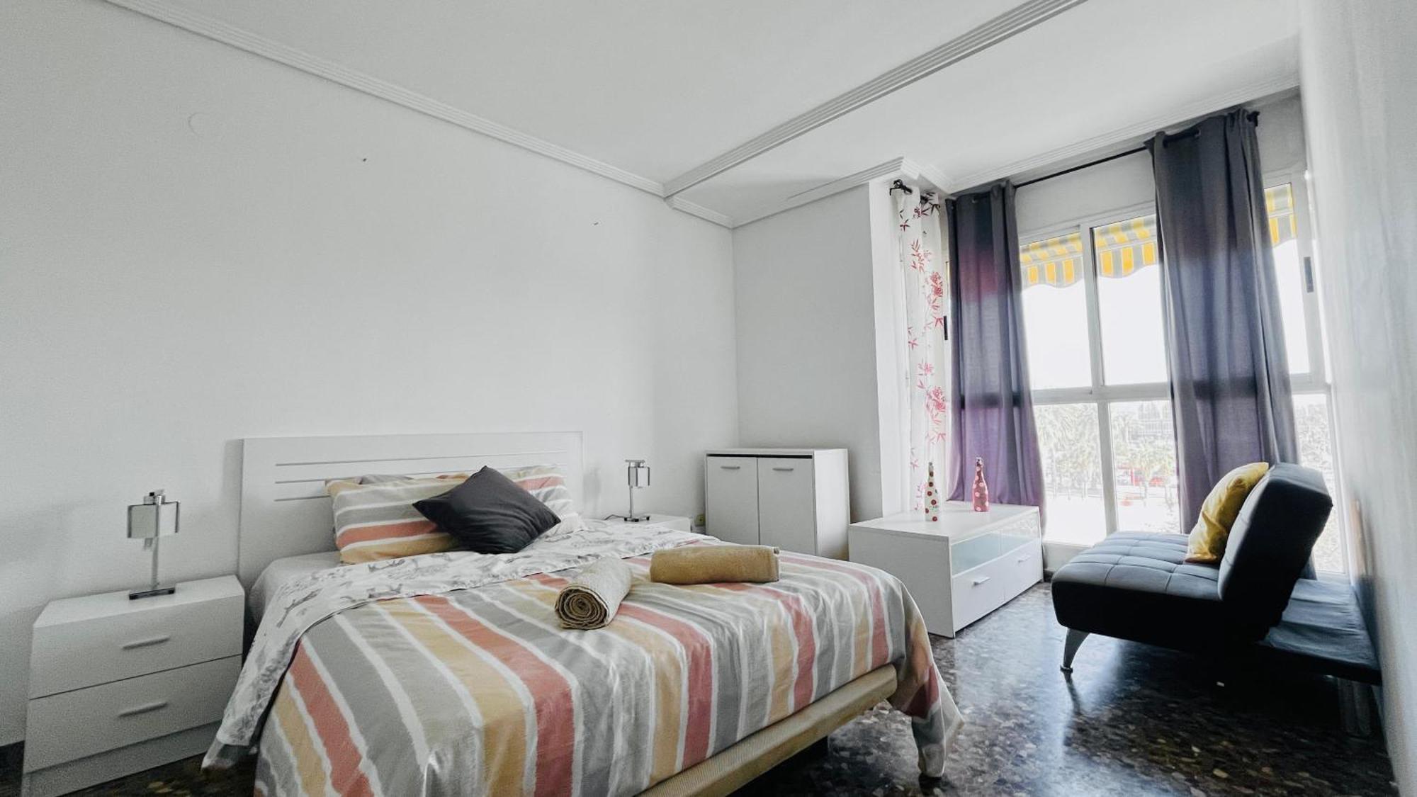 Appartamento Apartamento Compartido Con Vista Al Puerto Valenza Esterno foto